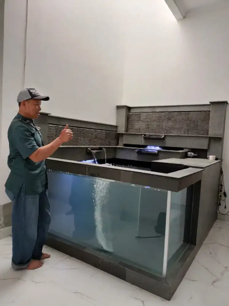 Tukang Kolam koi sumur bandung | Filter kolam | renovasi kolam bocor