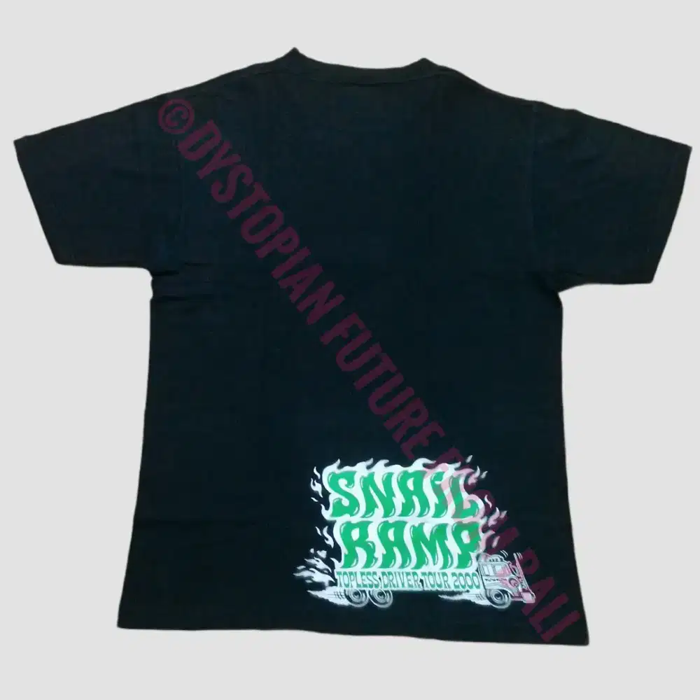 Vintage T-shirt Band Snail Ramp - Topless Driver Tour 2000