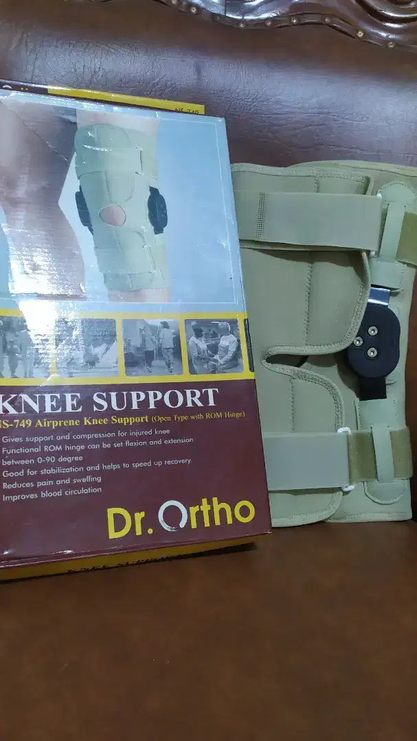 Knee Brace Deker Lutut Osteoarthritis Post Operasi Dr Ortho Size L