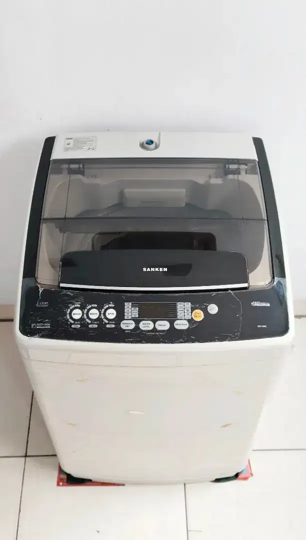 JUAL MURAH MERIAH & NEGO. MESIN CUCI SANKEN SMART TURBO DRUM 10Kg