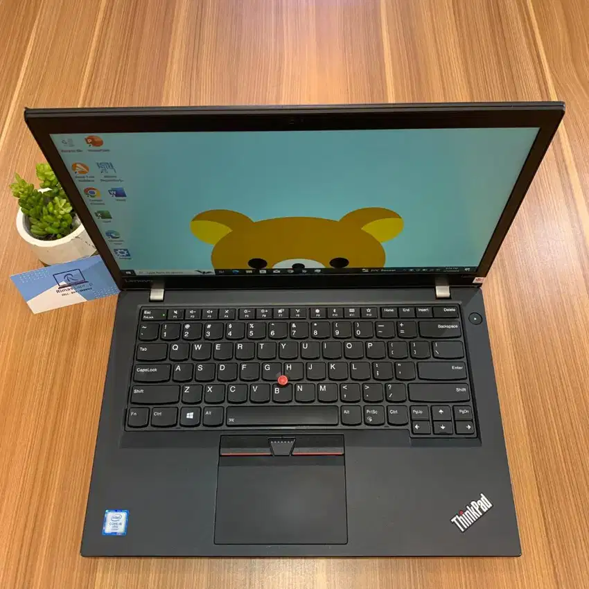 LENOVO THINKPAD T470S I7 GEN 7 RAM 8GB SSD 256GB BEKAS SECOND