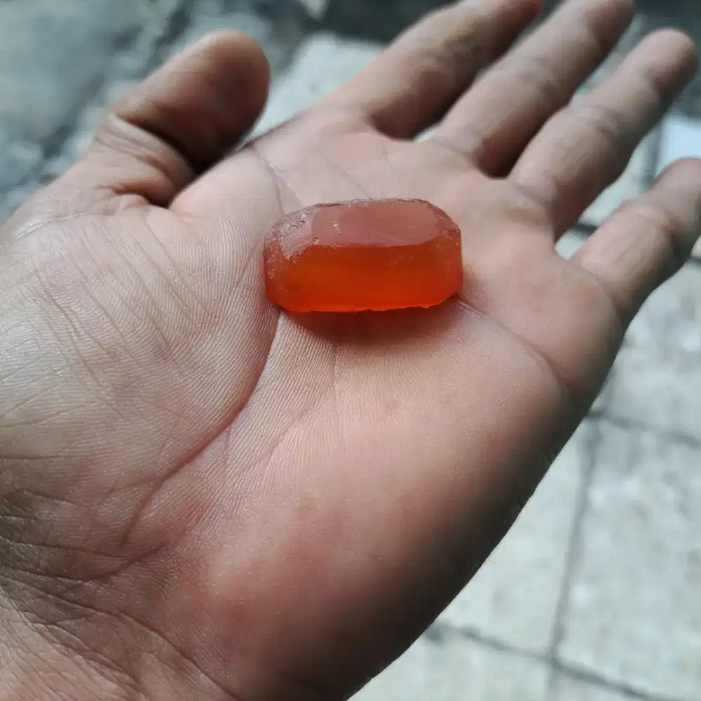 Natural batu akik polkas cempaka orson bengkulu, dim 32×16×11