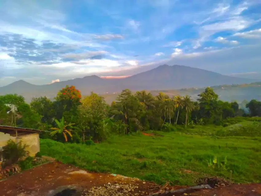 Dijual tanah best view gunung di Parung kuda Sukabumi