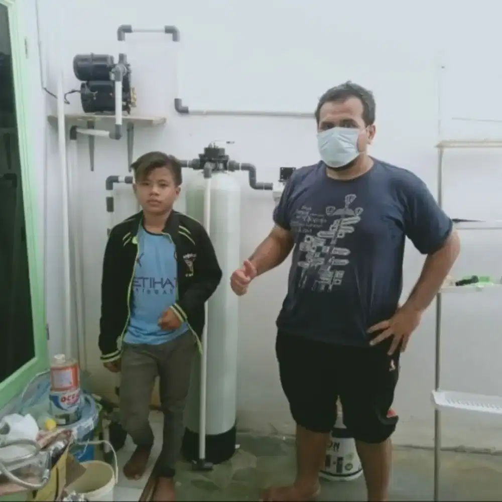 Tabung filter air saringan penjernih mengatasi keluhan sumur bor/pdam