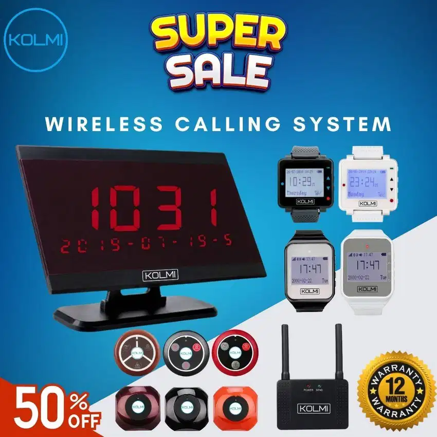 KOLMI Cafe Calling System Sistem Antrian Restoran KOLMI