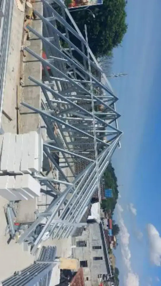 Rangka atap alderon double layer 024