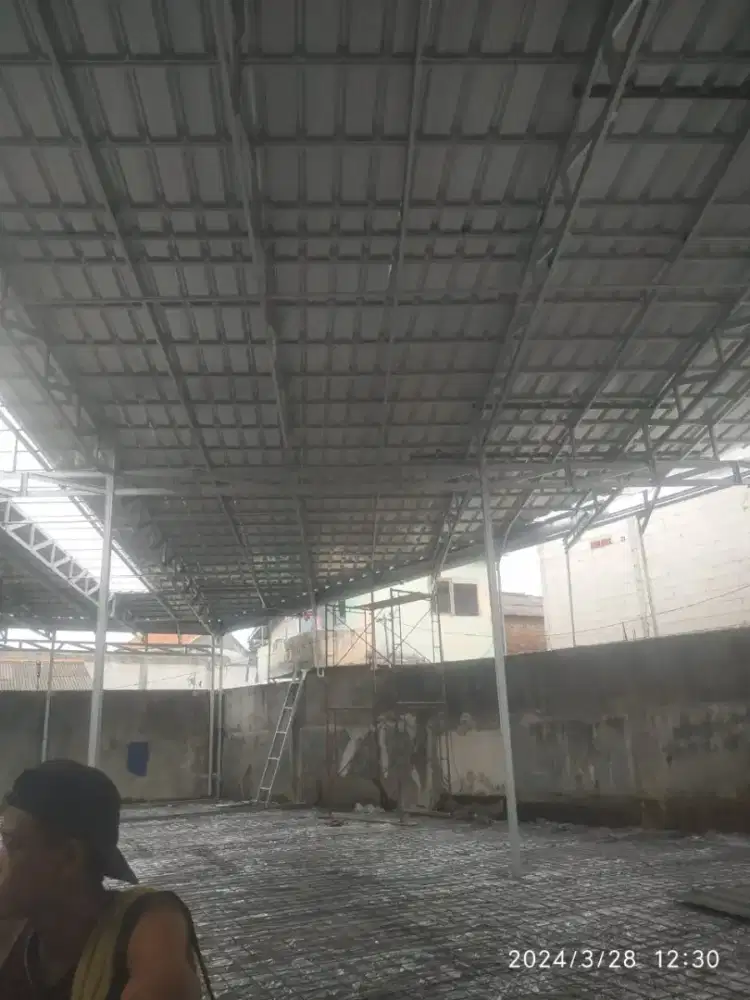 Kanopi atap alderon double layer 027