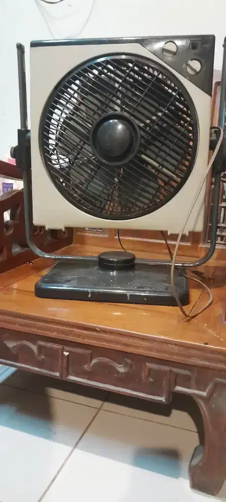 Standing box fan