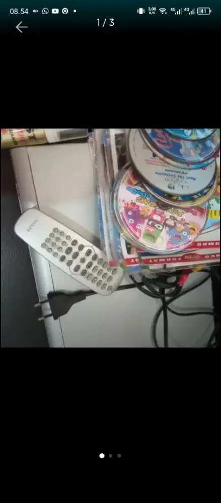 DVD lengkap normal lengkap remote bekas