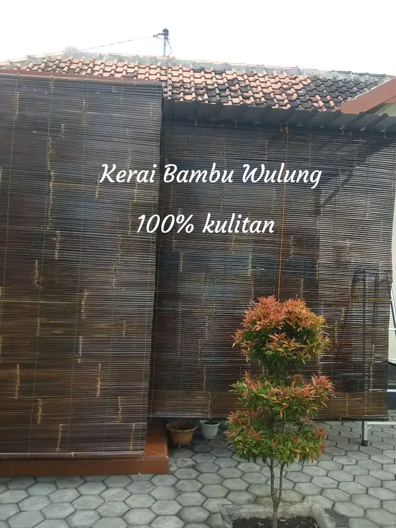 Kerai Kulitan Bambu awet tebal tidak melengkung