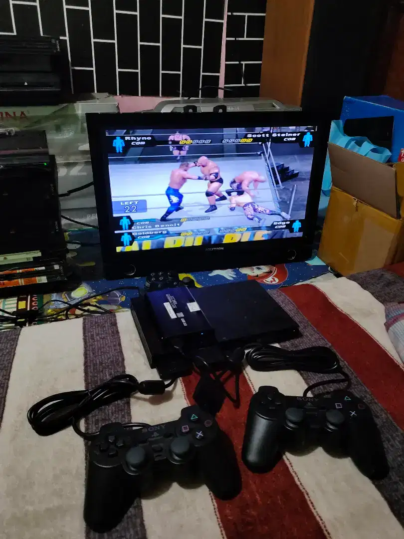 Ps2 slim Hardisk 500gb fullgame