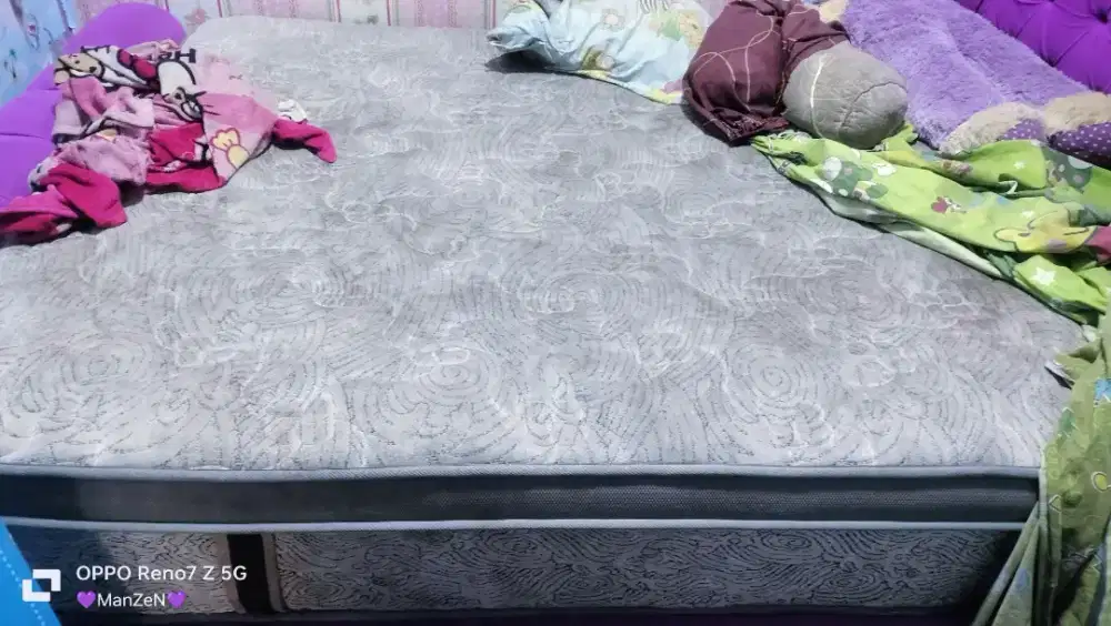 Kasur spring bed central + divan murah 160×100