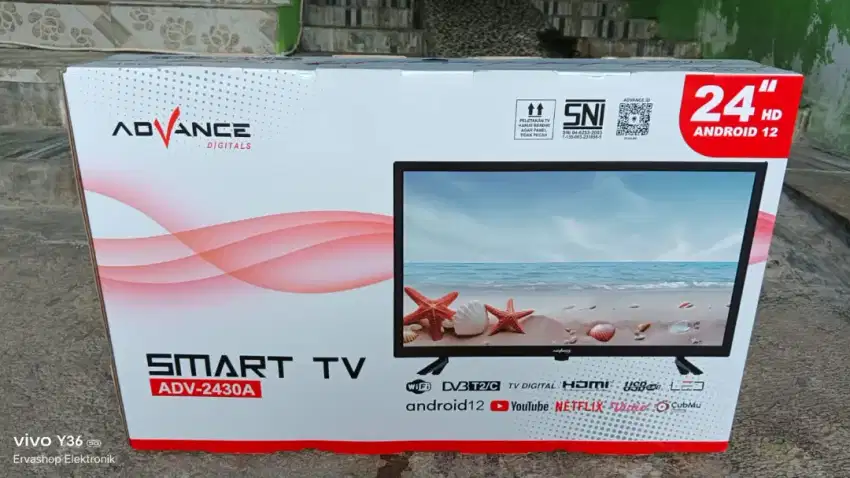 Tv led advance 24 inch smart tv