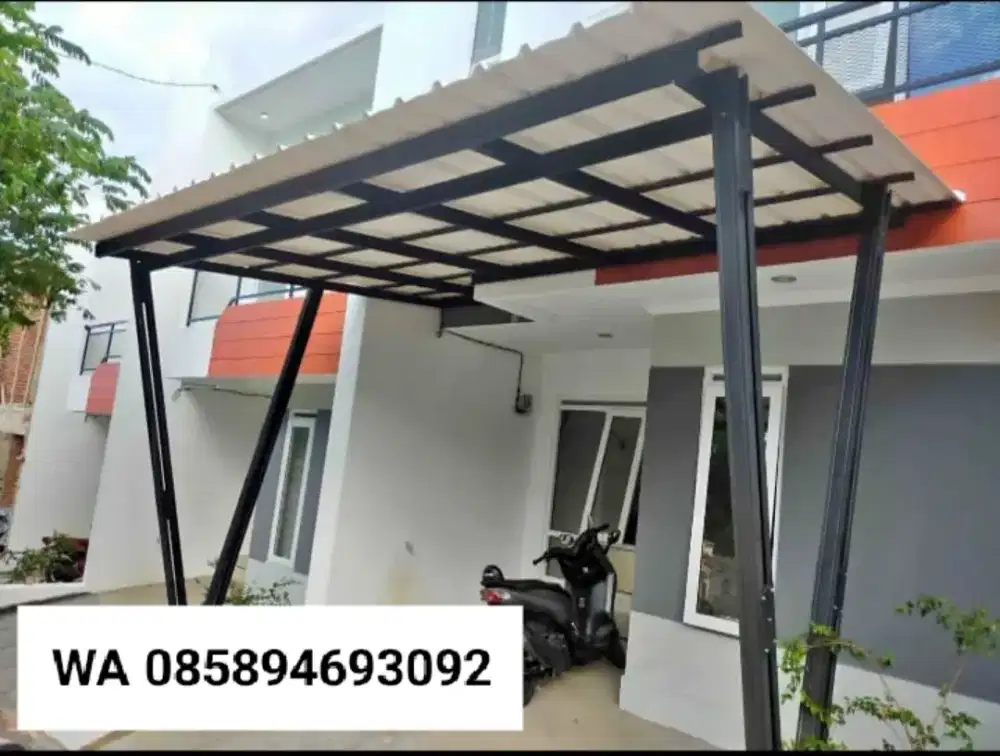 Kanopi minimalis modern