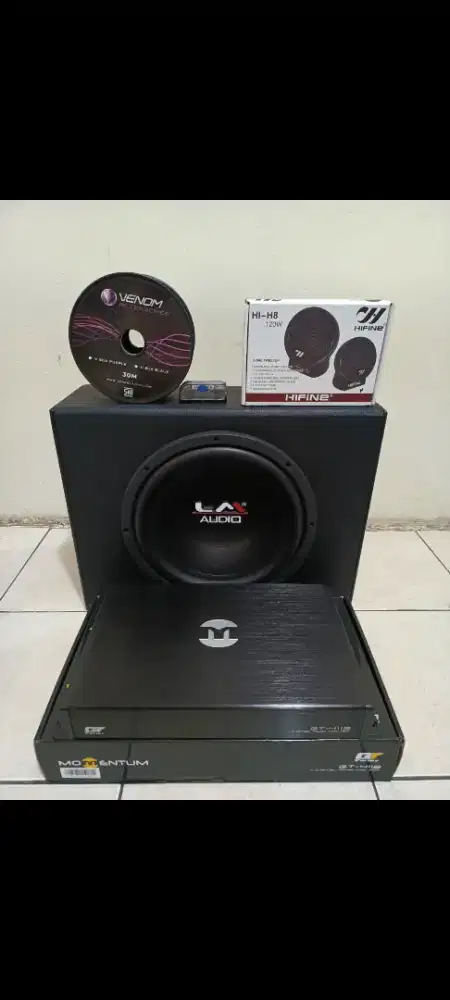 Paket audio mobil buat harian suara nya lembut udah sama pasang di rmh