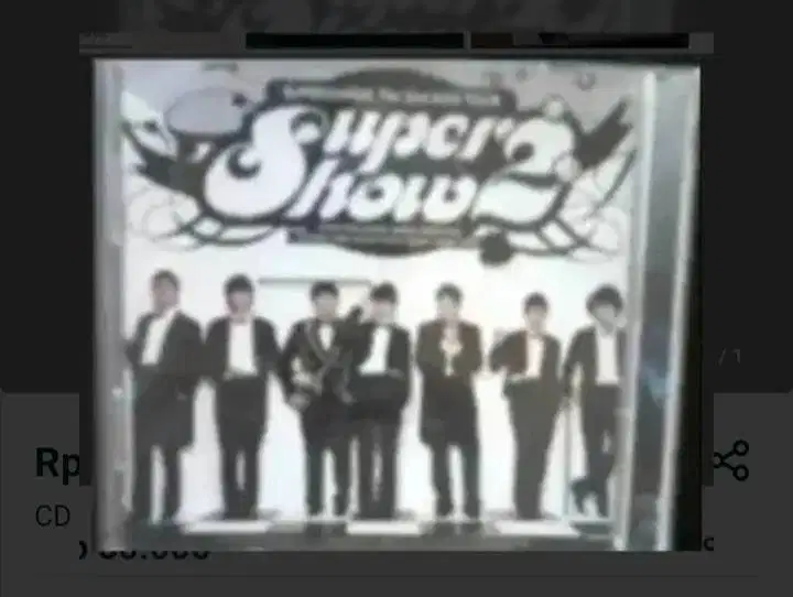 CD album Super Junior concert