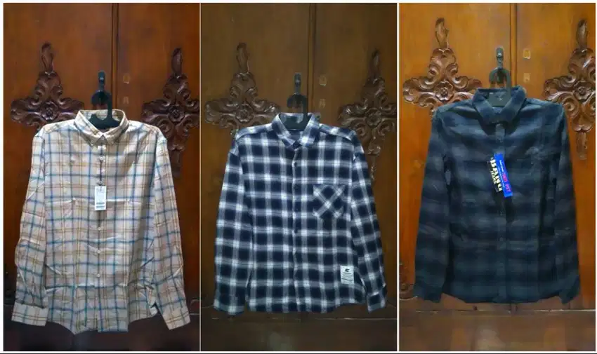 Baju Kemeja Kotak Flanel Lanzi F.ILLUMINATE BANG JEANS