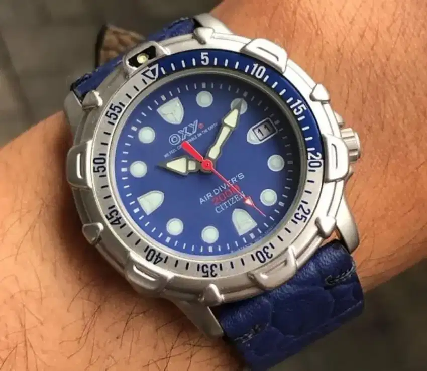 Di_JuaL CITIZEN OXY AIR DIVER'S 200 M Blue Dial's