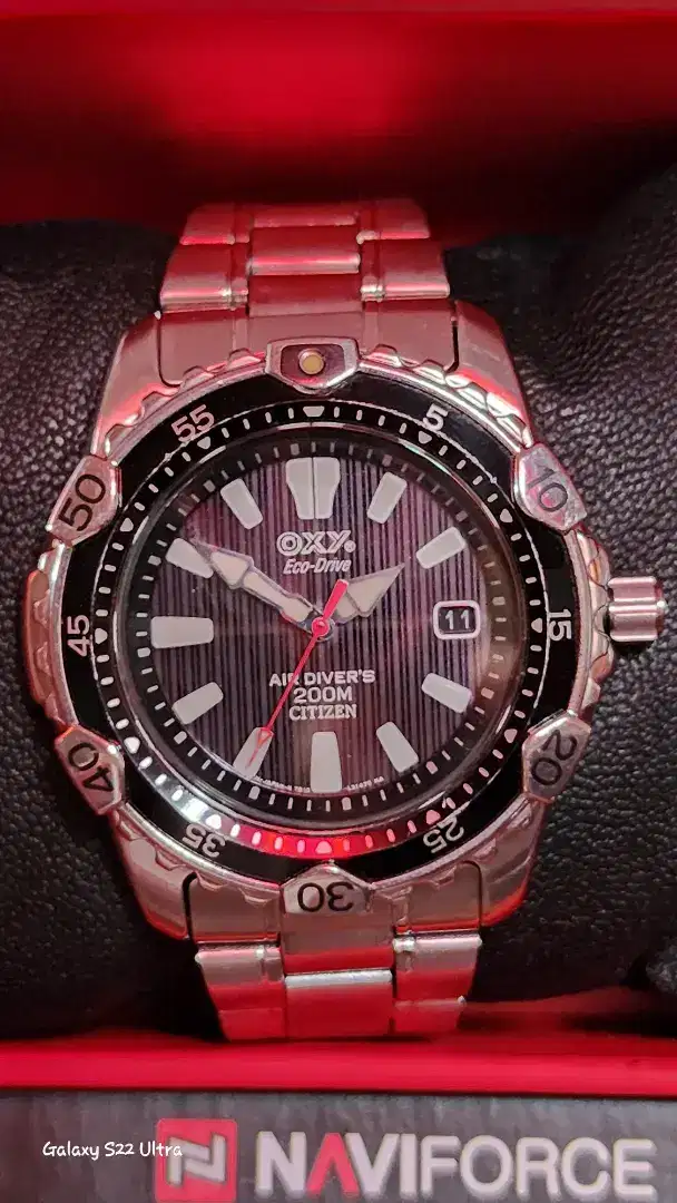 Di_JuaL CITIZEN OXY AIR DIVER'S ECO DRIVE SOLAR