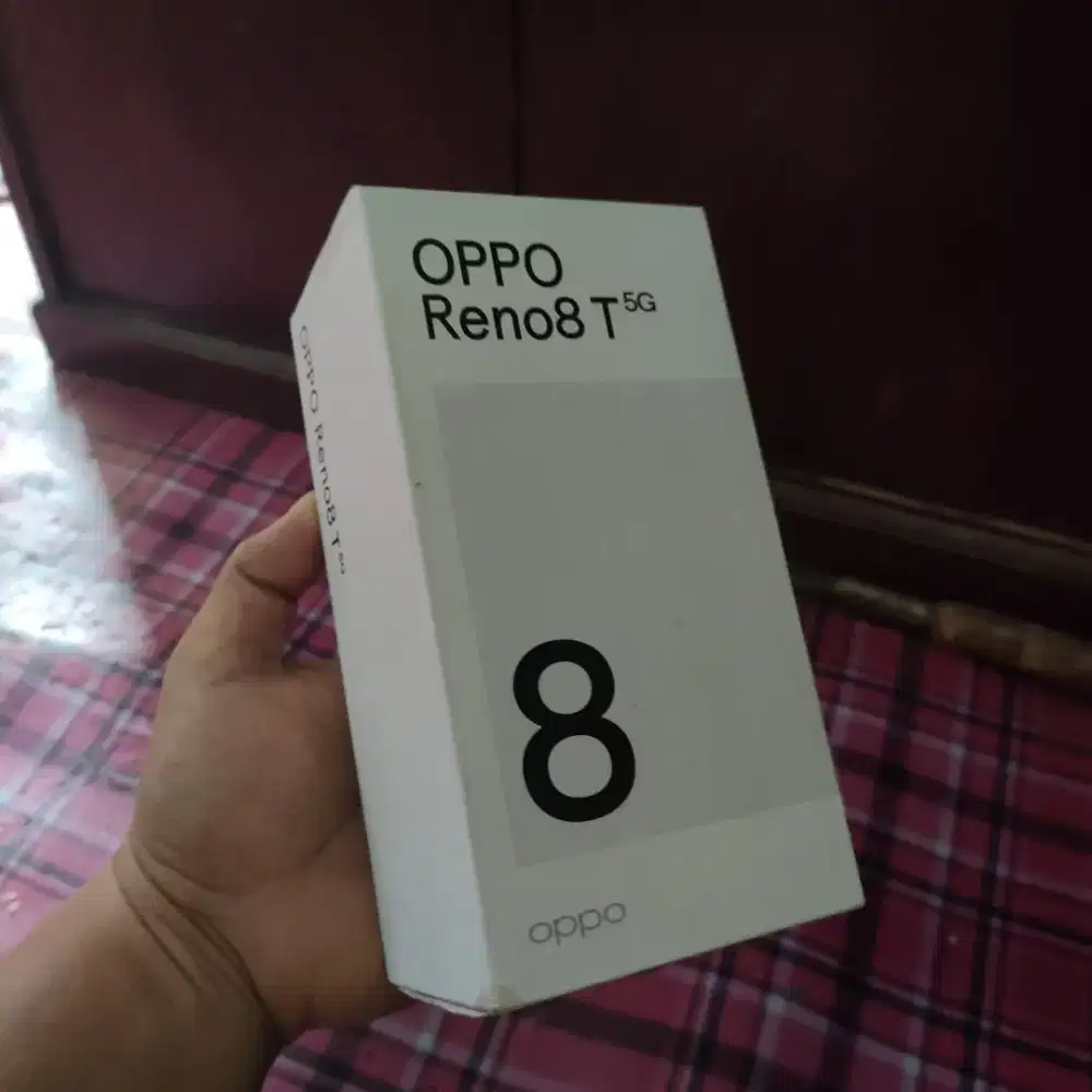 Oppo reno 8t 5G fullset layar lengkung 8/256GB