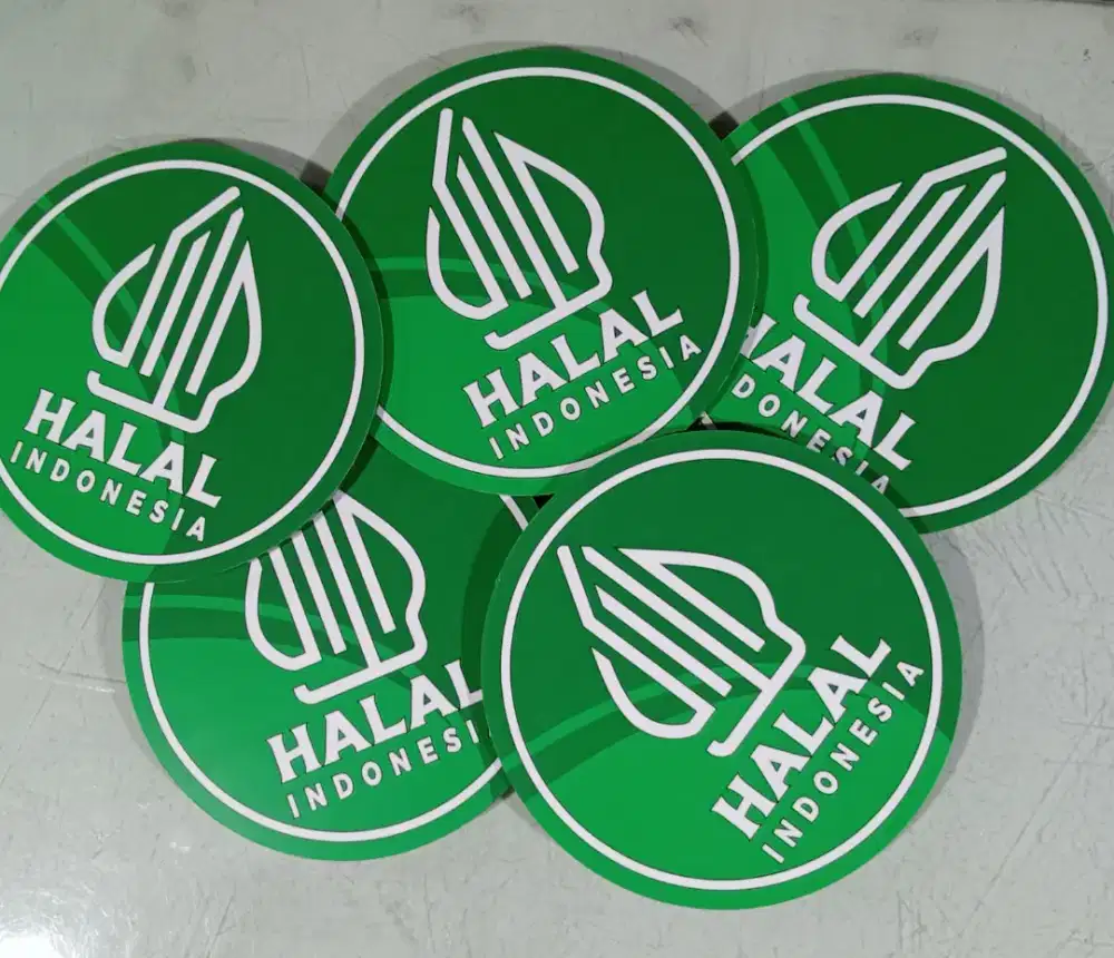 Halal dekorasi akrilik tanda petunjuk hiasan