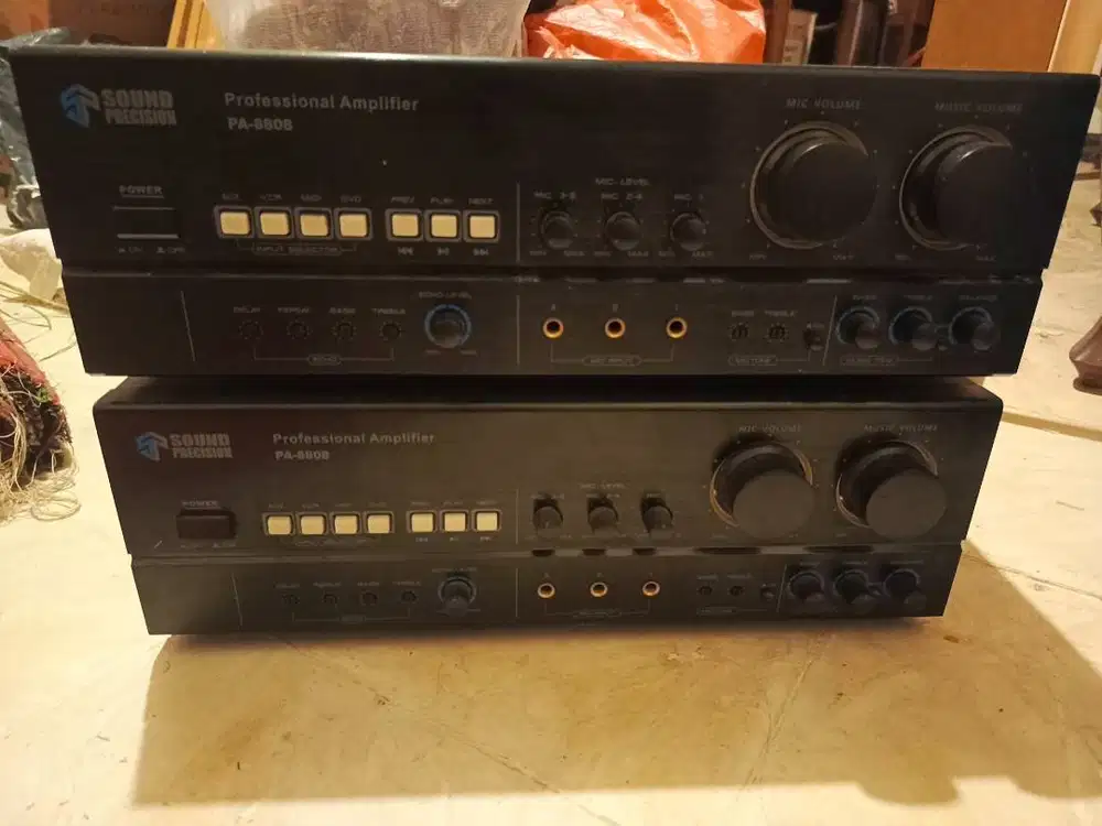 2 Unit Amplifier Sound Precision PA-8808