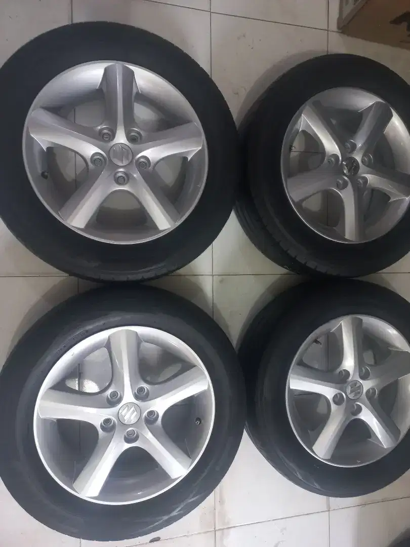 Velg Oem suzuki Exoper Ring 16 plus ban tebal .for carry apv ertiga