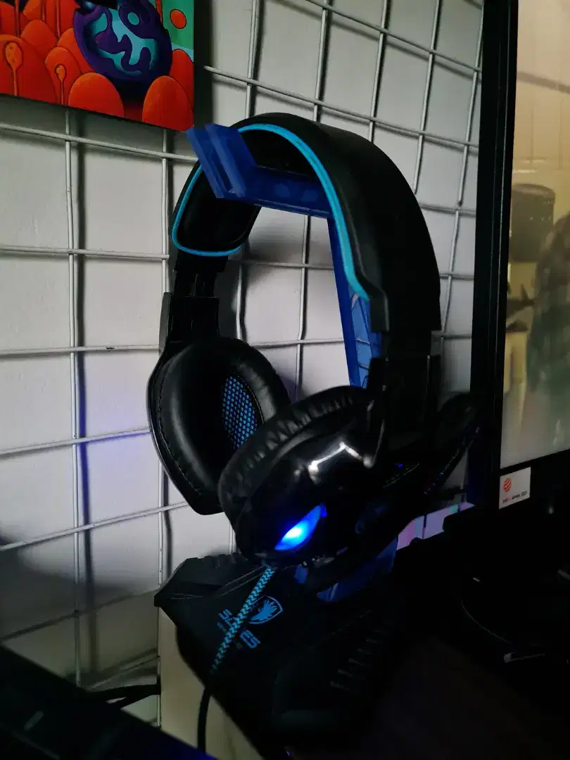 DIJUAL NEGO HEADSET GAMING SADES SNUK + STAND