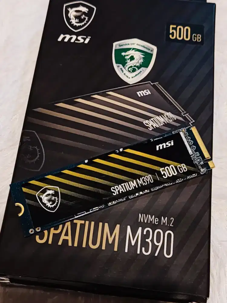 NVMe MSI 500GB Resmi