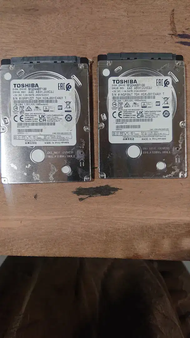 Harddisk Laptop dan Desktop  kapasitas 500GB 1TB Sentinel 100%