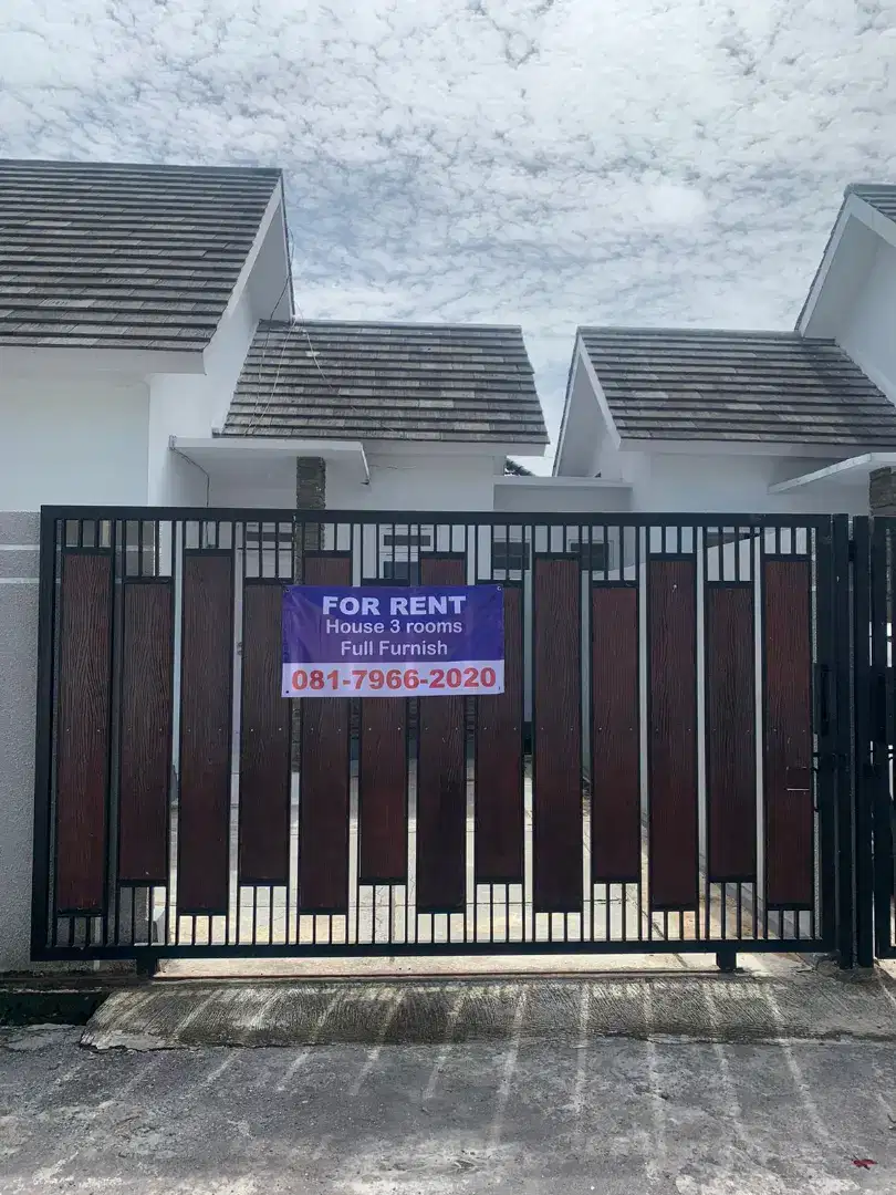 Disewakan rumah 3 kamar tidur, siap pakai di nusa dua