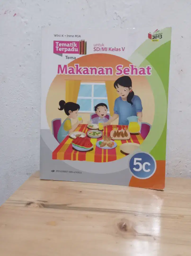 JUAL CEPAT BUKU TEMATIK 5 C PENERBIT ERLANGGA KONDISI BAGUS