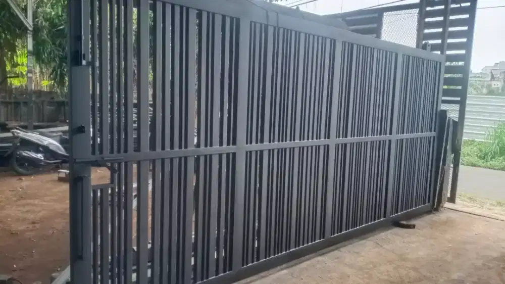 Pintu pagar minimalis