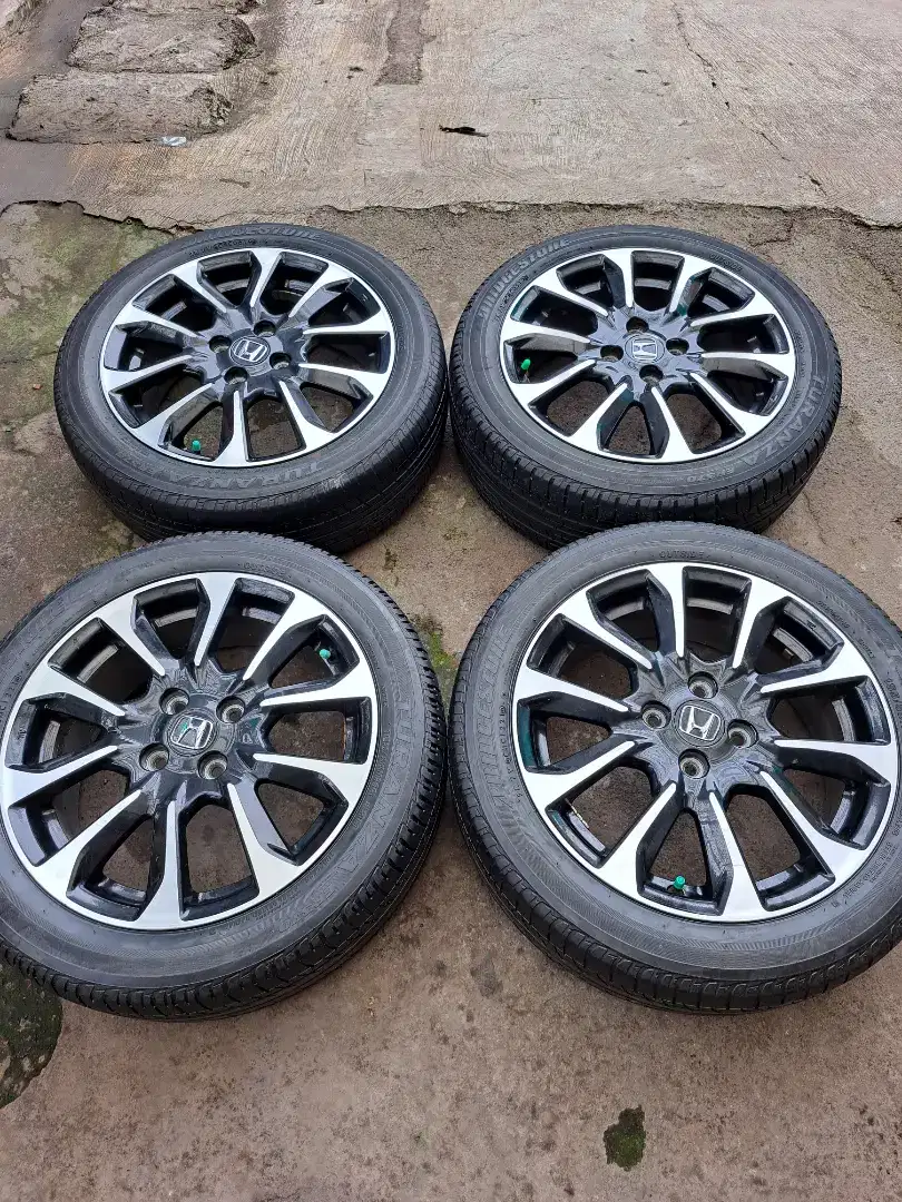 Velg ori honda jazz rs r16 plus ban