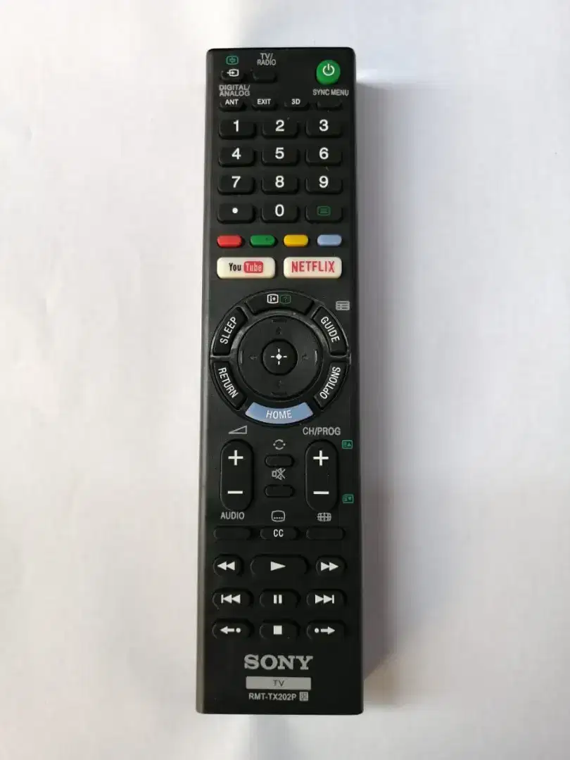 Remote TV Sony Bravia LCD LED YouTube RMT-TX202P ORIGINAL 100%