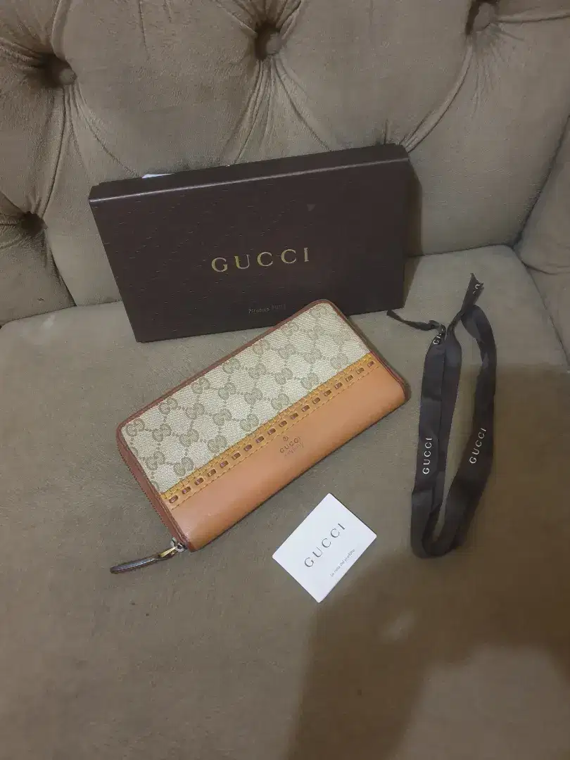 Mulus .authentic dompet wanita .wallet gucci
