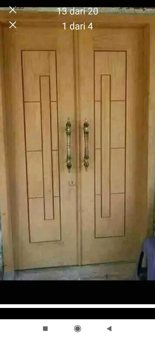 kusen pintu jati