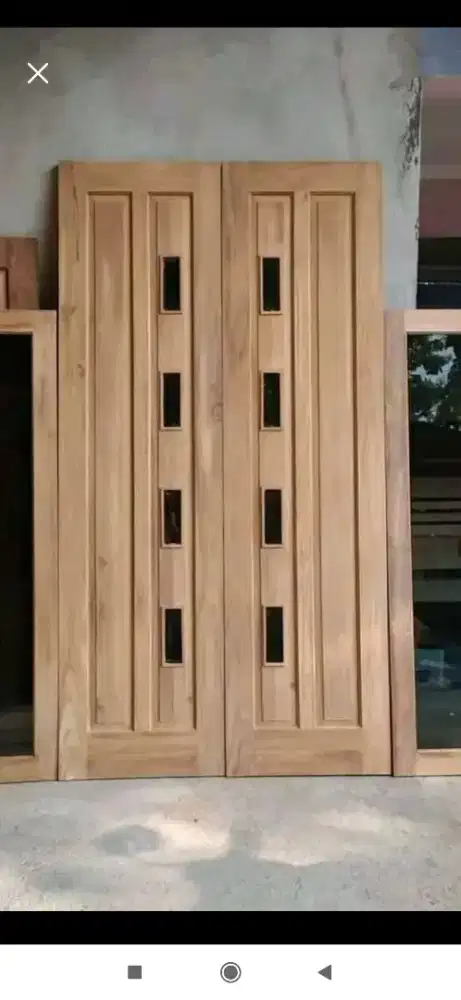 kusen pintu jati