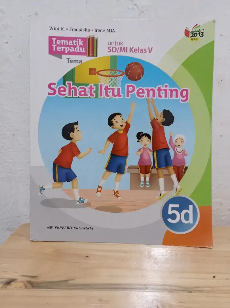 JUAL CEPAT BUKU TEMATIK 5 D PENERBIT ERLANGGA KONDISI BAGUS