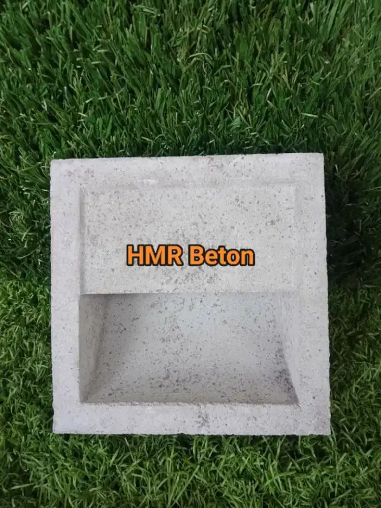 Roster minimalis beton abu natural