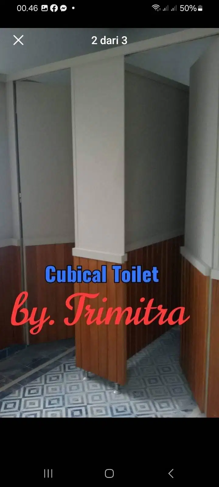 Kubical  TOILET PVC/ Phenolic  KUSEN  ALUMINIUM/ PARTISI GYPSUM k