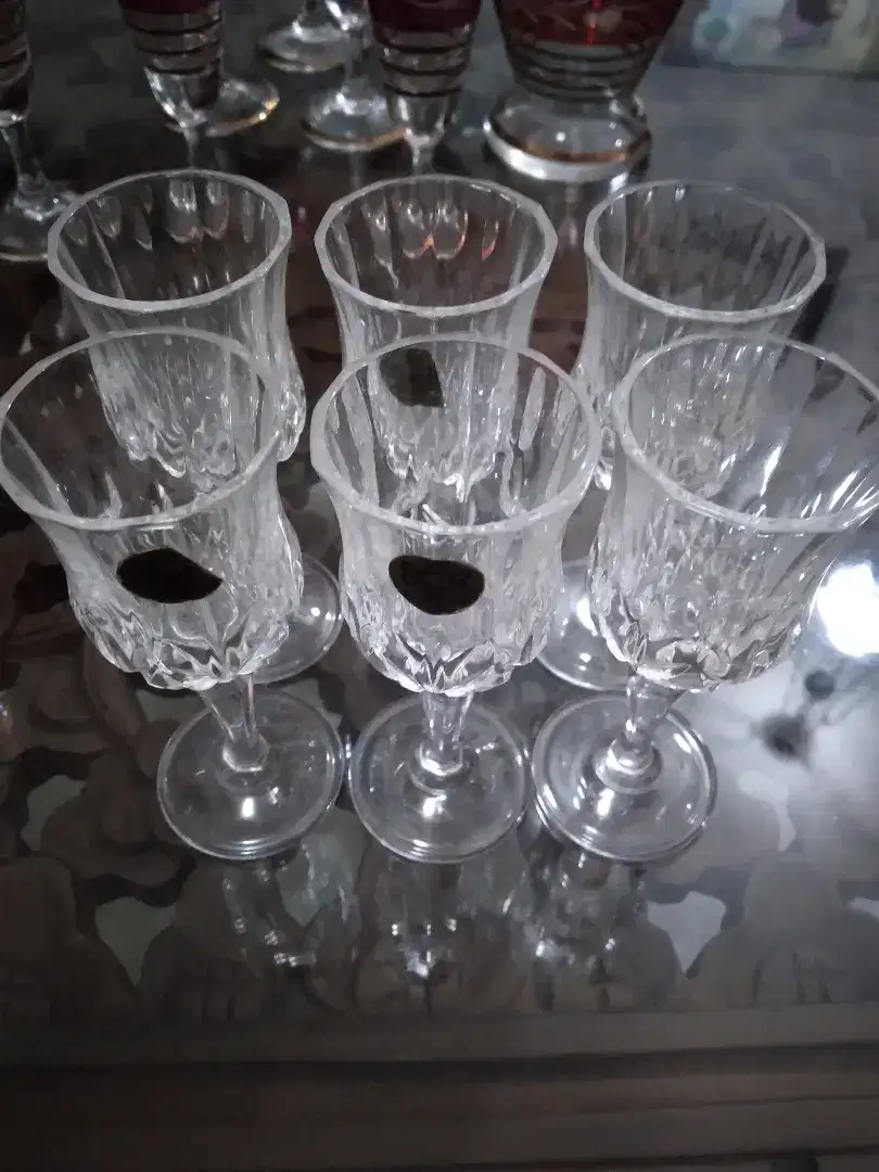 Gelas kristal 6 pc