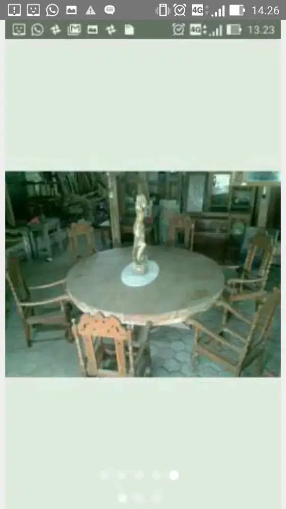 Meja jati super antik