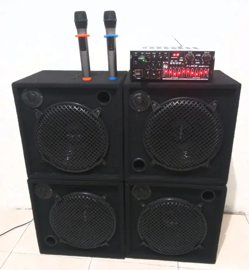 Paket sound system karaoke 12 in 4 speaker