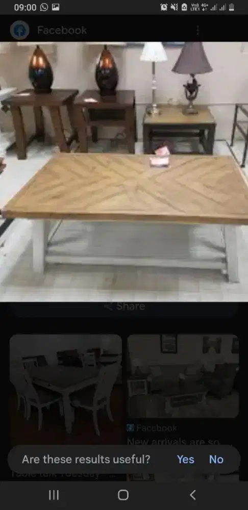 Meja kayu estetik ashley informa