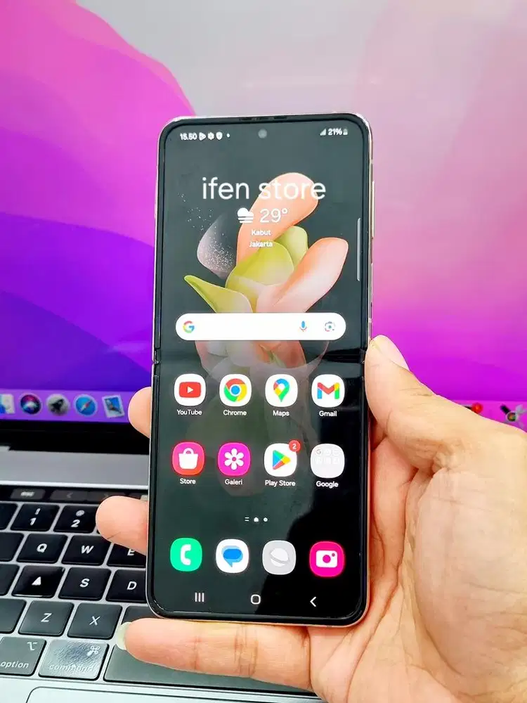 Samsung Galaxy Z Flip 4 Ram 8GB Mulus Sein