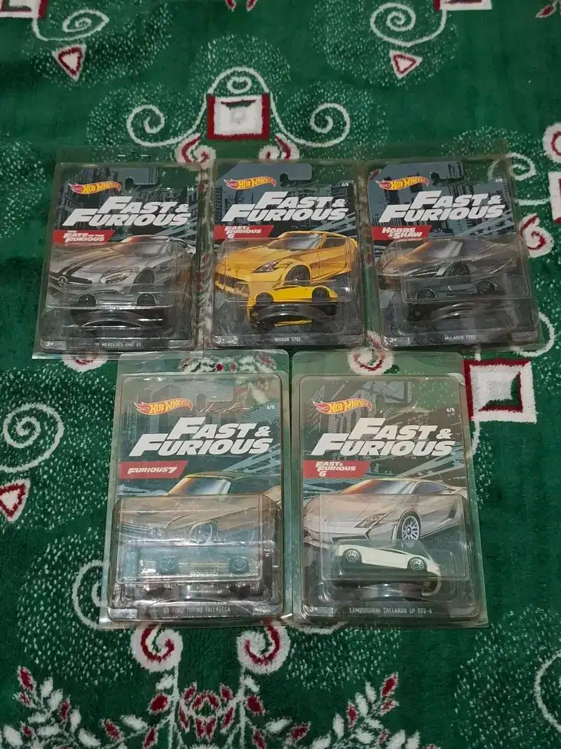 Hotwheels - Fast & Furious Series 2020 Full Set (5 pcs)