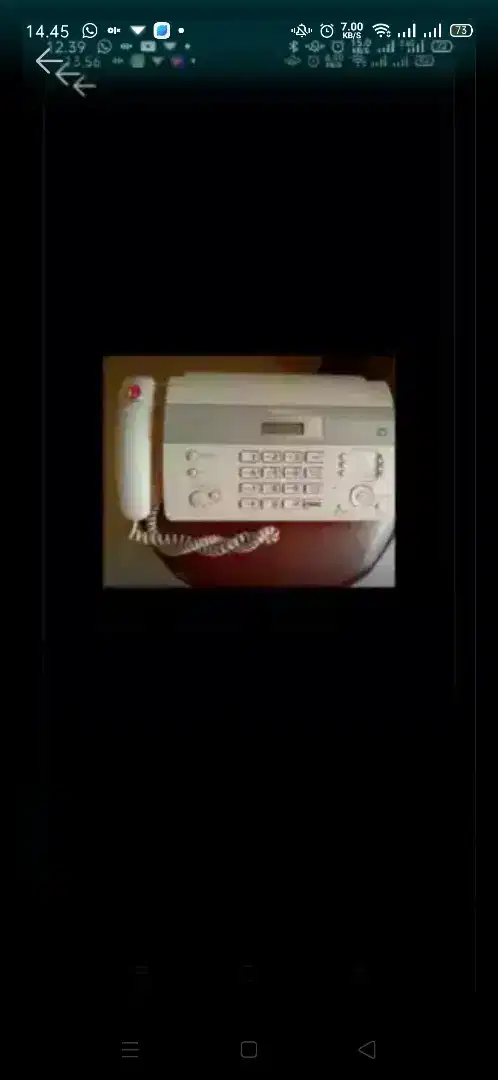 Dijual mesin Faxcimili merk Panasonic