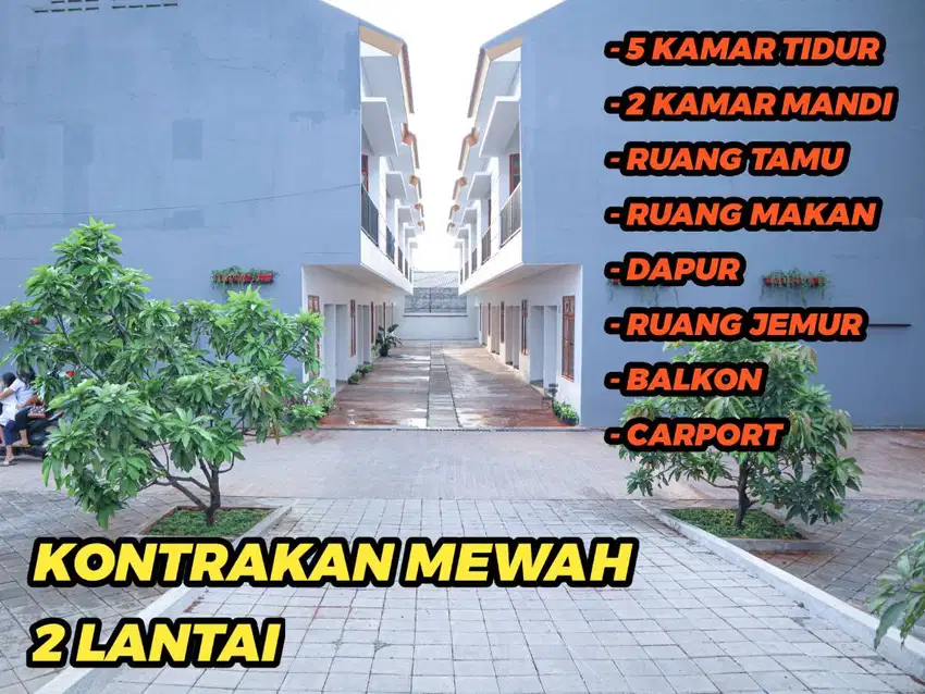 Kontrakan Rumah 2 Lantai Mewah, Bangunan Baru, Jatiasih Bekasi Kota