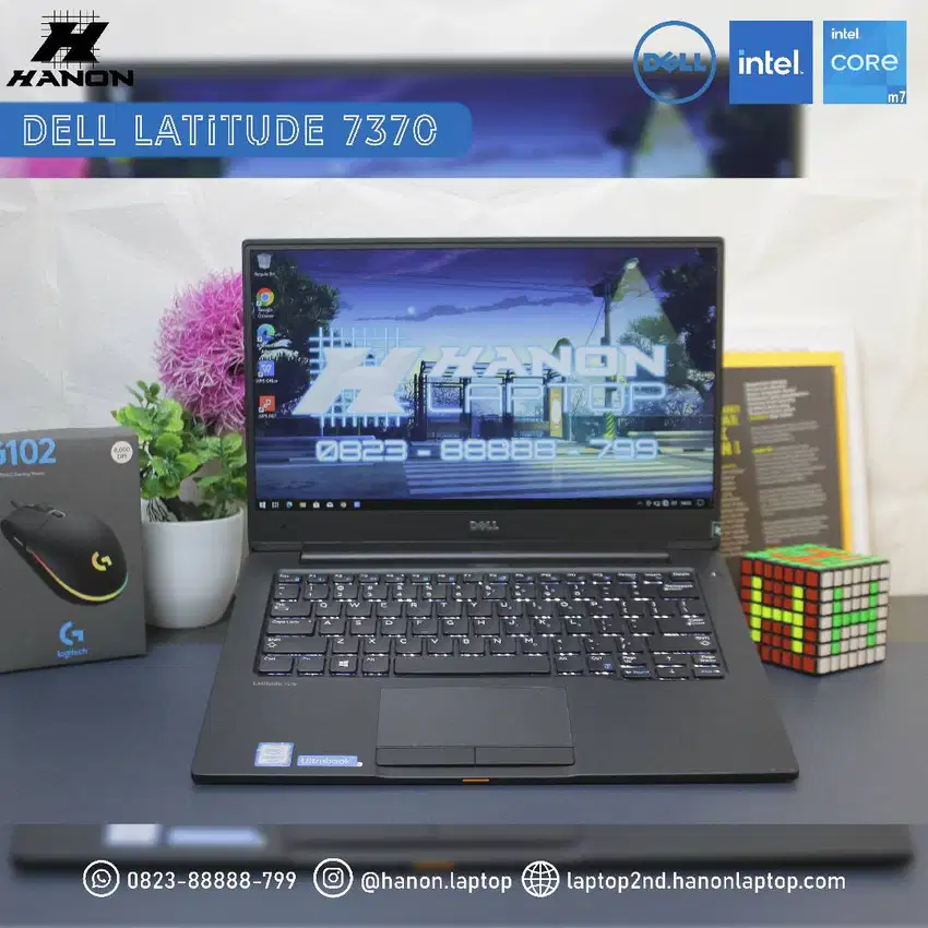 DELL LATITUDE 7370 WITH INFINITY DISPLAY CORE M7 8GB 512GB RINGAN BGT!